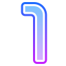 icons8 number 1 96